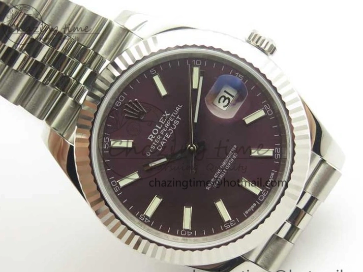 Dial SS Stick 1:1 version on Markers Jubilee Purple A3235 DateJust Edition New 126334 Bracelet Best REF 0727